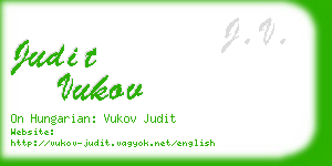 judit vukov business card